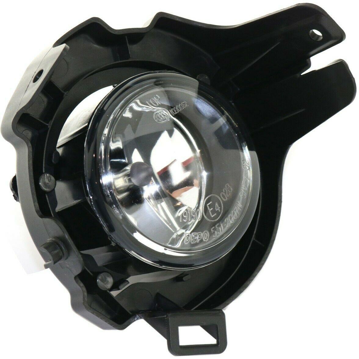 2008-2015 Nissan Armada Fog Lamp Front Passenger Side With Bracket , NI2593129. Side view of the replacement part.