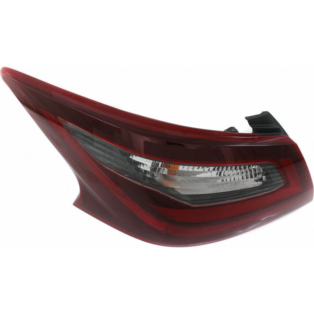2017-2018 Nissan Altima Sedan Tail Lamp Driver Side Sr Model With Dark Red Bezel , NI2804111. OEM-style replacement.