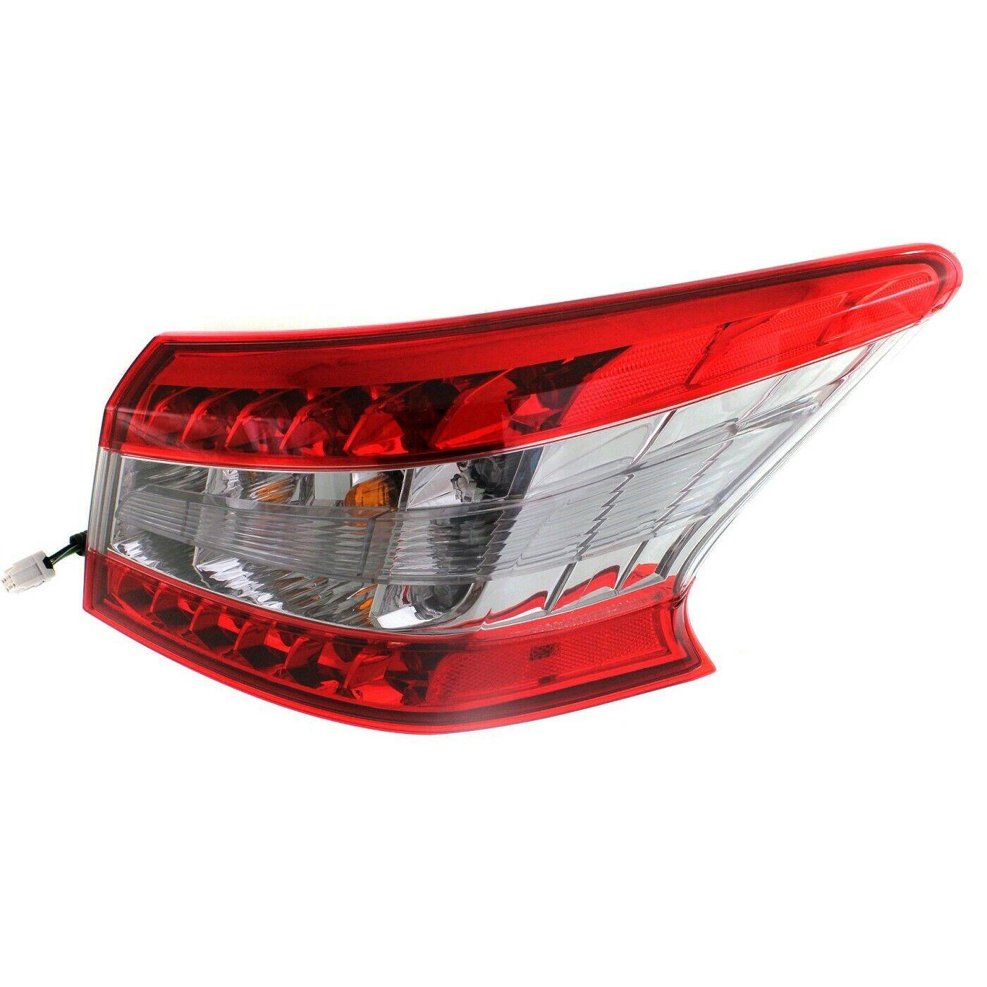 2013-2015 Nissan Sentra Tail Lamp Passenger Side , NI2805100. Precision fitment for collision repair.