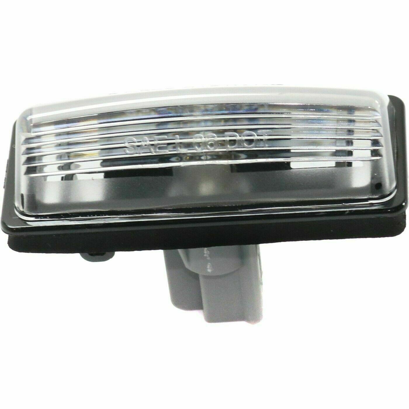 2013-2018 Nissan Altima Sedan License Plate Lamp Rear Driver Side/Passenger Side , NI2870104. Side view of the replacement part.