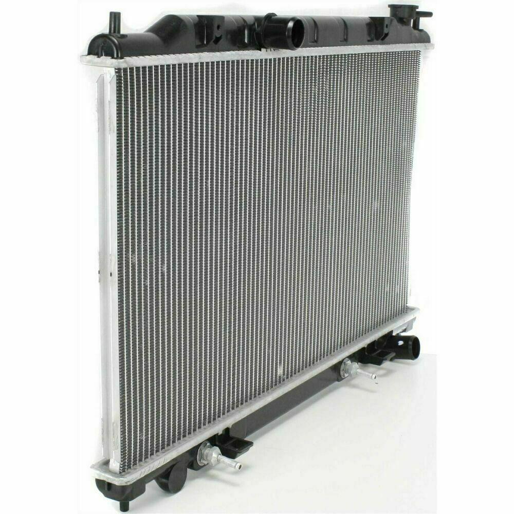 2002-2006 Nissan Altima Sedan Radiator , NI3010190. Side view of the replacement part.