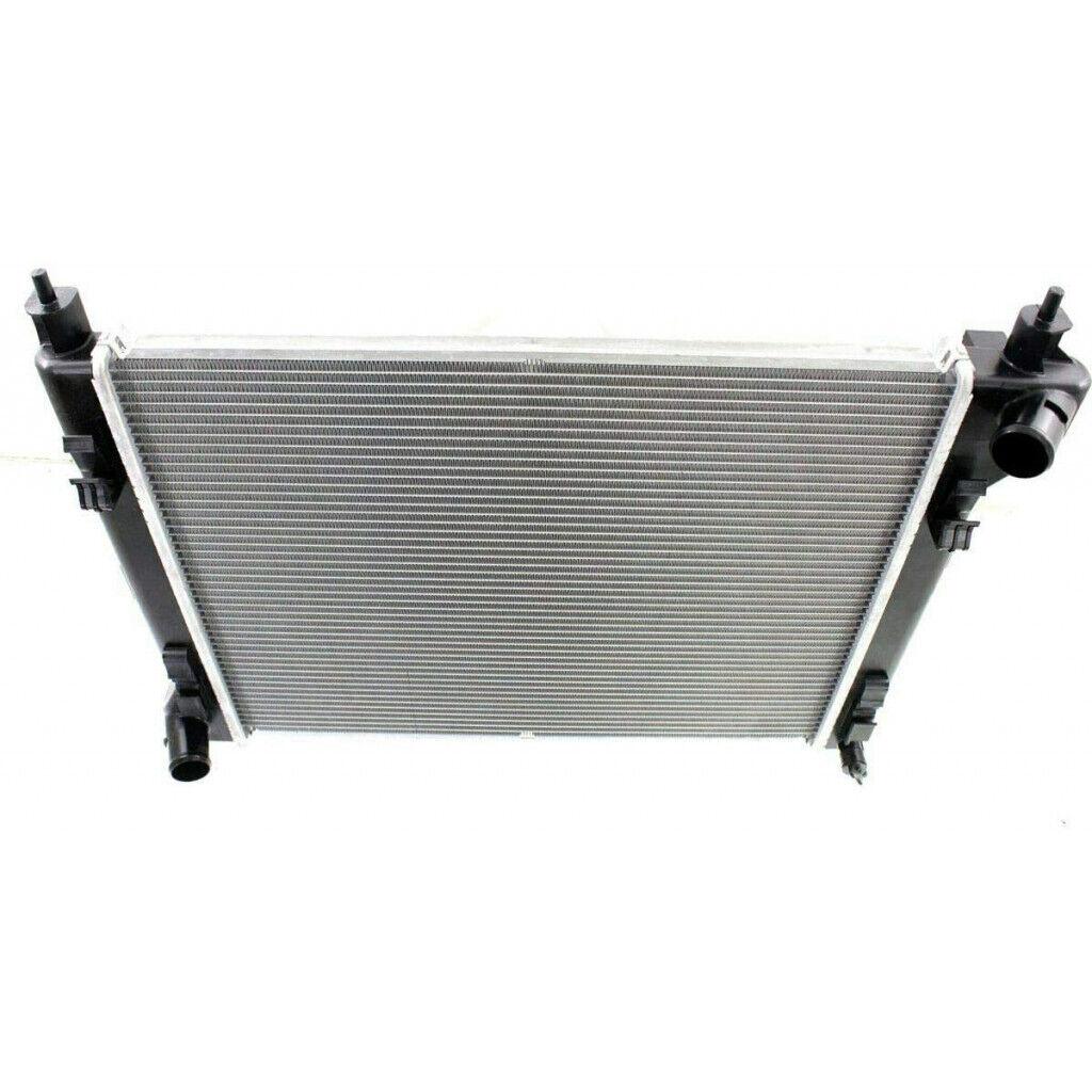 2013-2015 Nissan Sentra Radiator , NI3010225. Angle view for visual reference.