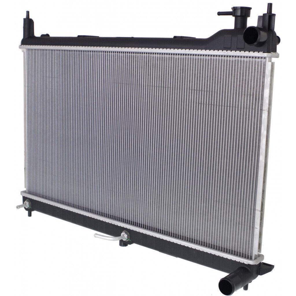 2015-2021 Nissan Murano Radiator , NI3010243. Side view of the replacement part.