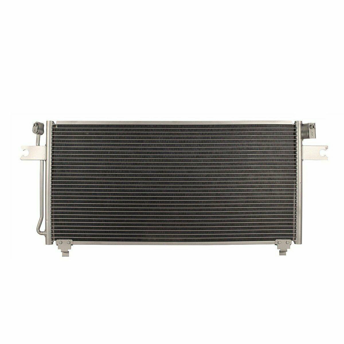 1995-1996 Nissan Maxima Condenser , NI3030108. Side view of the replacement part.