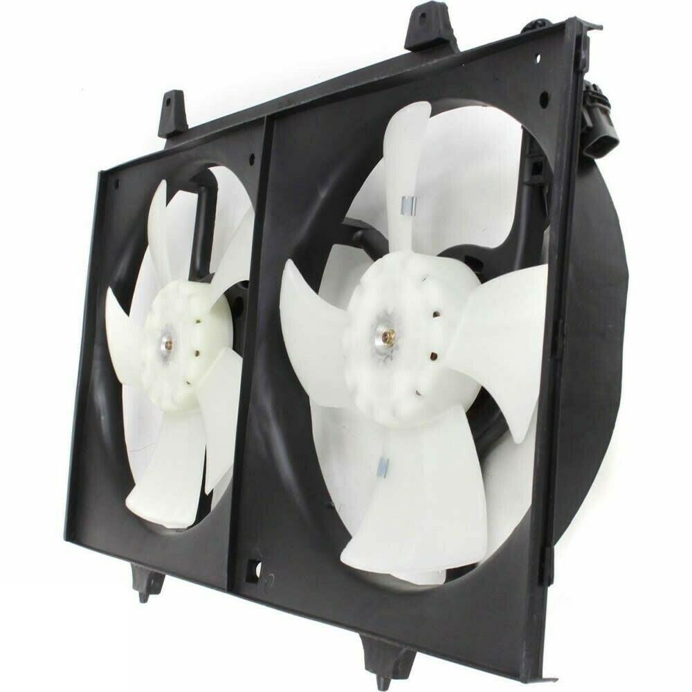 1993-1997 Nissan Altima Sedan Radiator Fan Assy , NI3115104. Angle view for visual reference.