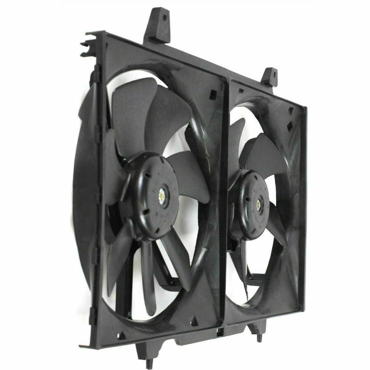 1998-2001 Nissan Altima Sedan Radiator Fan Assy , NI3115105. Side view of the replacement part.