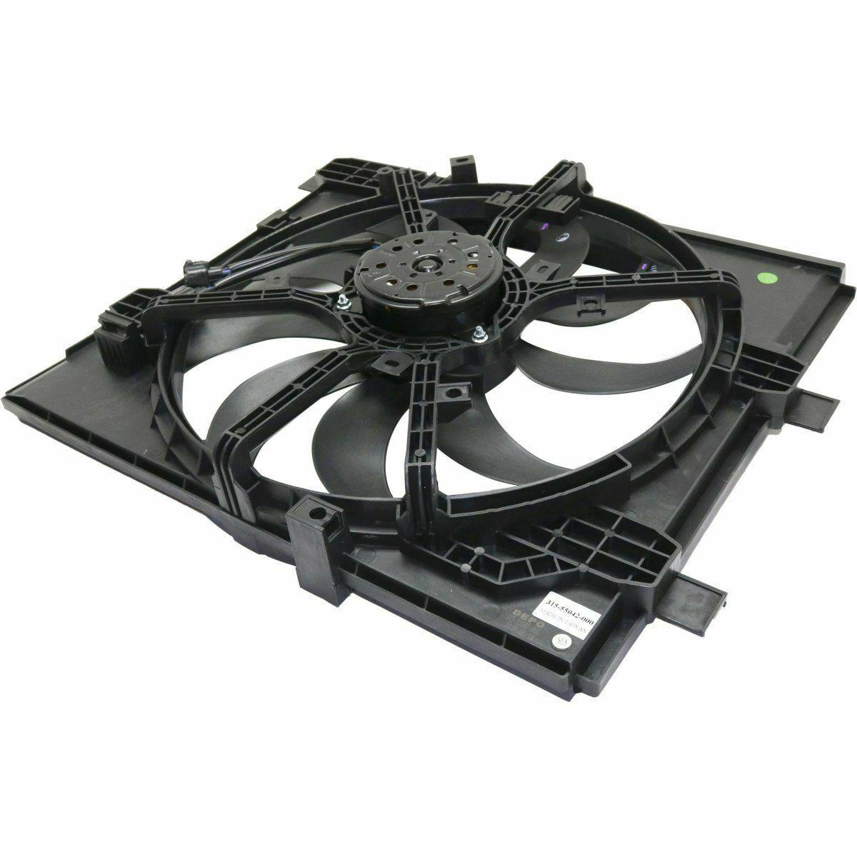 2011-2014 Nissan Juke Cooling Fan Assy 1.6L Without Control , NI3115147. Made with quality materials.