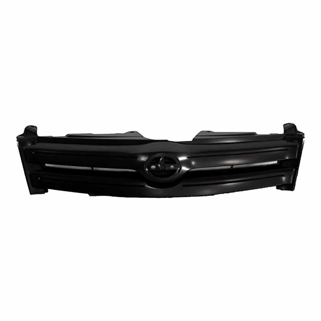 2004-2005 Scion Xa Grille Matte Black, sc1200103. Front view.