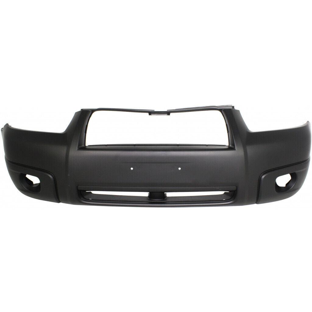 2006-2008 Subaru Forester Front Bumper Primed Lightly Textured Expt 2.5X , SU1000153. Exact fit for vehicle restoration.