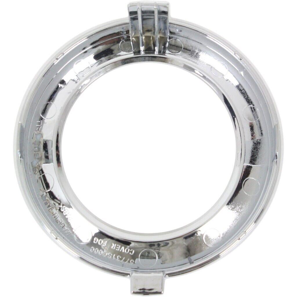 2009-2013 Subaru Forester Fog Lamp Rim Front Driver Side/Passenger Side Chrome , SU1038100. Direct fit for easy installation.