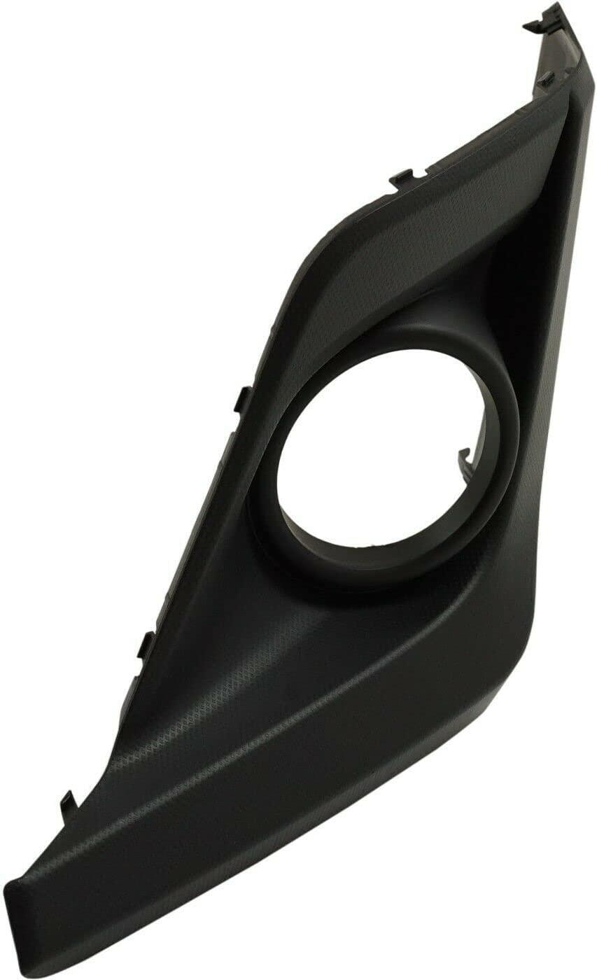 2018-2020 Subaru Crosstrek Fog Lamp Bezel Front Driver Side Textured , SU1038121. Replacement part ready for install.