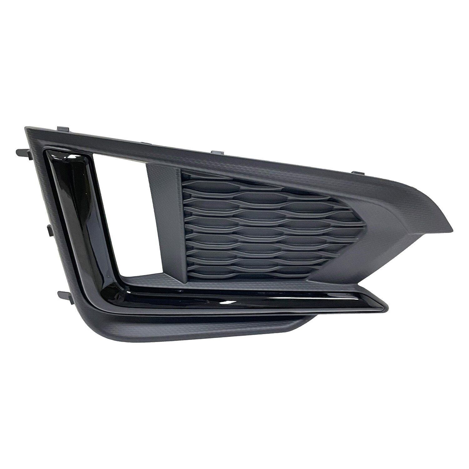 2017-2019 Subaru Impreza Fog Lamp Cover Passenger Side , SU1039129. Side view of the replacement part.