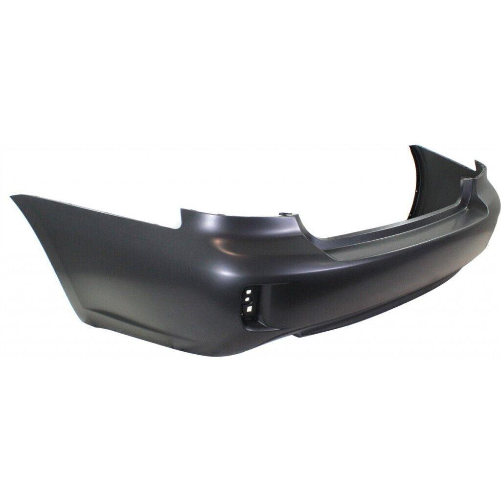 2008-2009 Subaru Legacy Rear Bumper Primed Sdn , SU1100159. Side view of the replacement part.