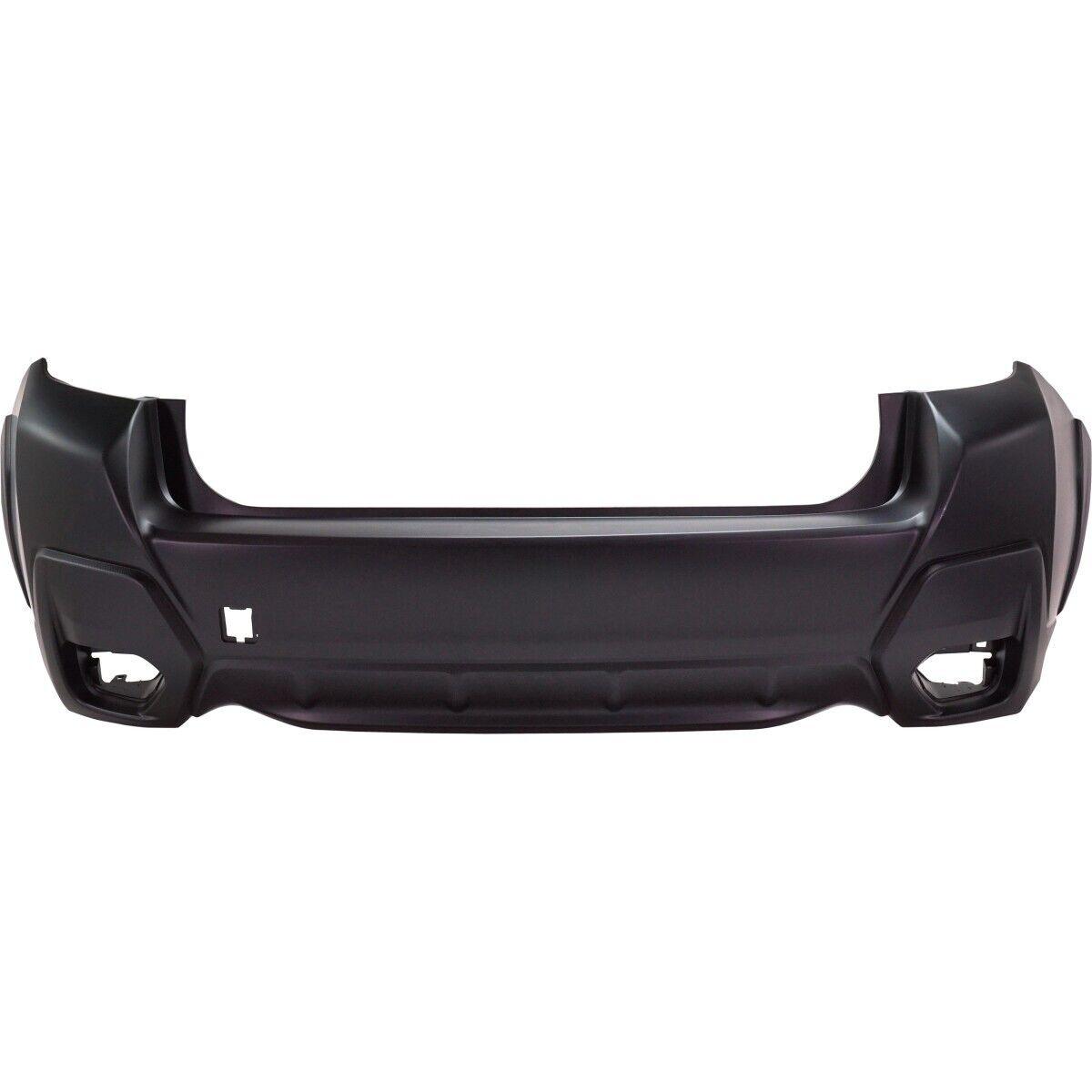 2018-2023 Subaru Crosstrek Rear Bumper Primed With Textured Without Sensor , SU1100187. Direct fit for easy installation.