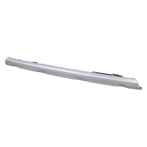 2020-2022 Subaru Outback Valance Rear Silver Gray , SU1195102. Side view of the replacement part.