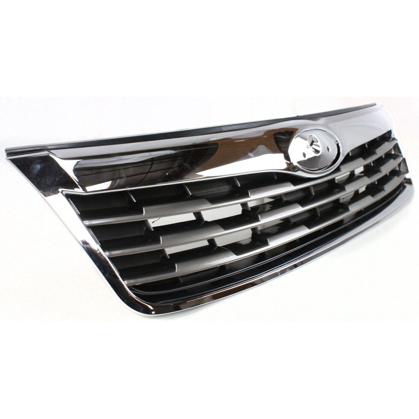 2009-2010 Subaru Forester Grille Chrome/Gray , SU1200141. OEM-style replacement.
