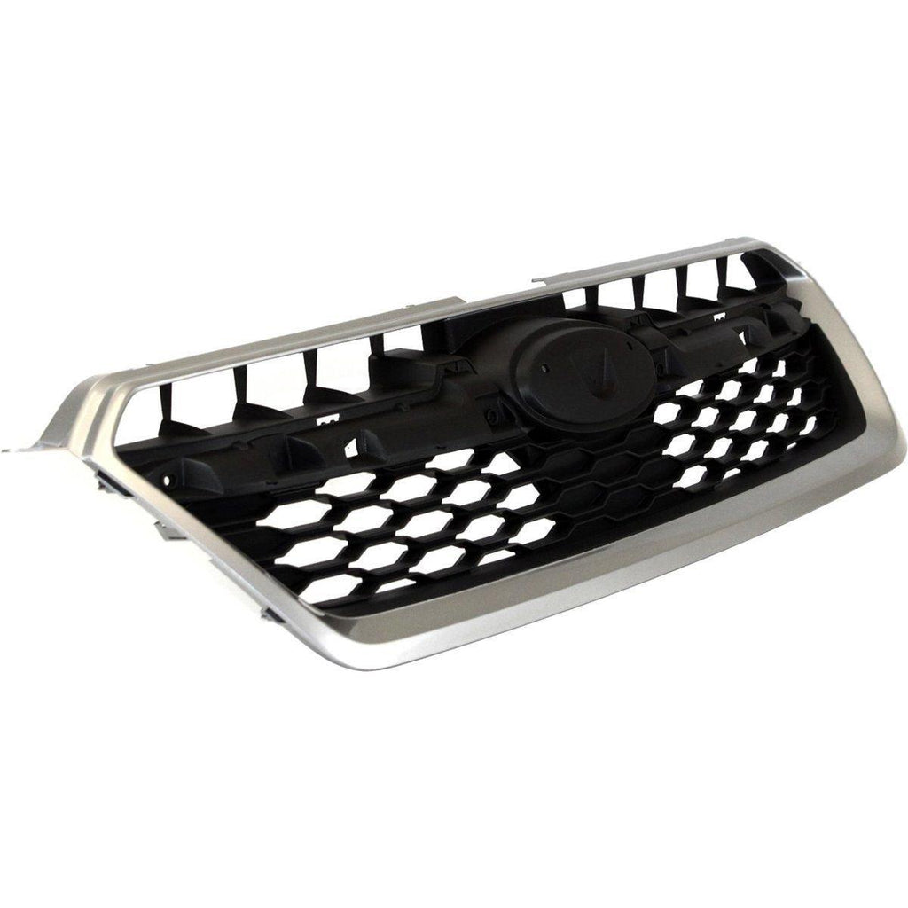 2012-2014 Subaru Impreza Grille Gray With Chrome Moulding , SU1200145. Direct fit for easy installation.