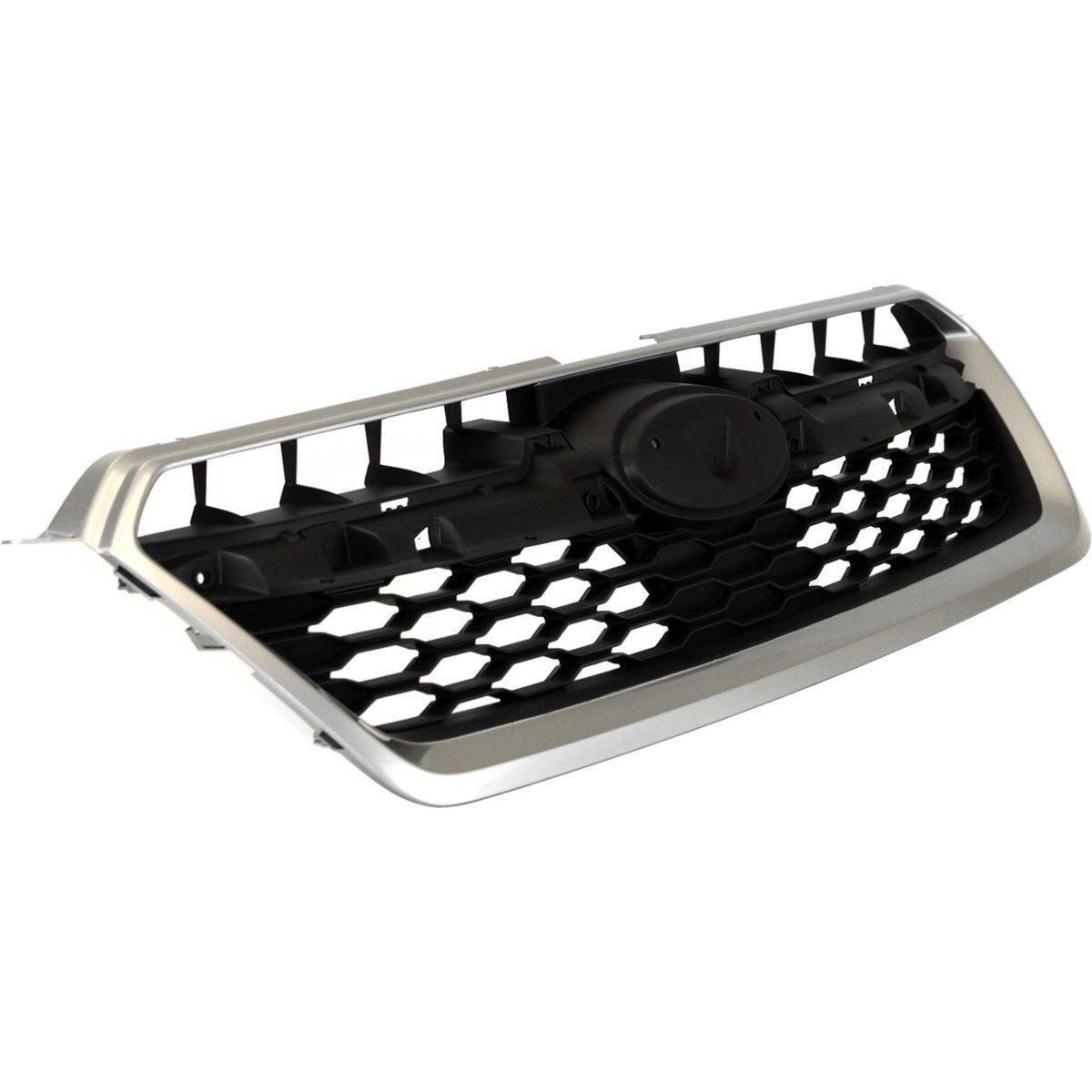 2012-2014 Subaru Impreza Grille Gray With Chrome Moulding , SU1200145. Direct fit for easy installation.