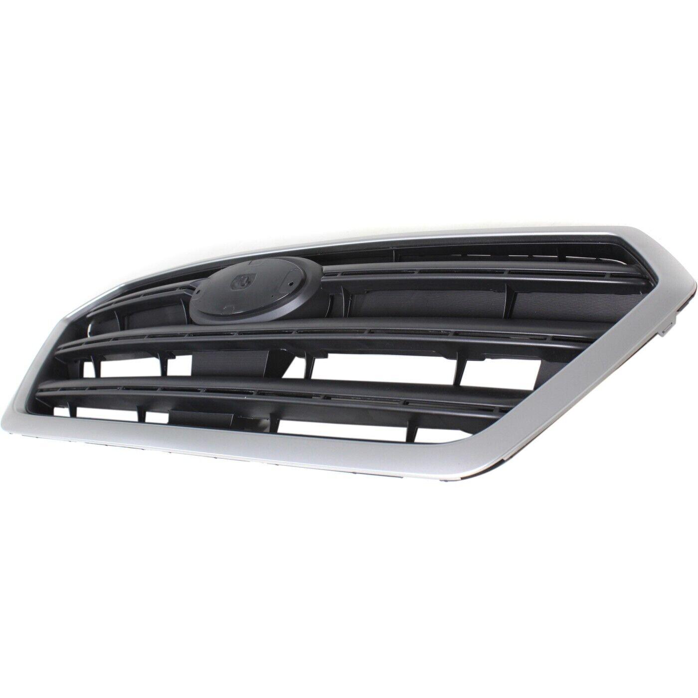 2015-2017 Subaru Legacy Grille Matte Dark Gray With Silver Gray Moulding , SU1200161.   component.