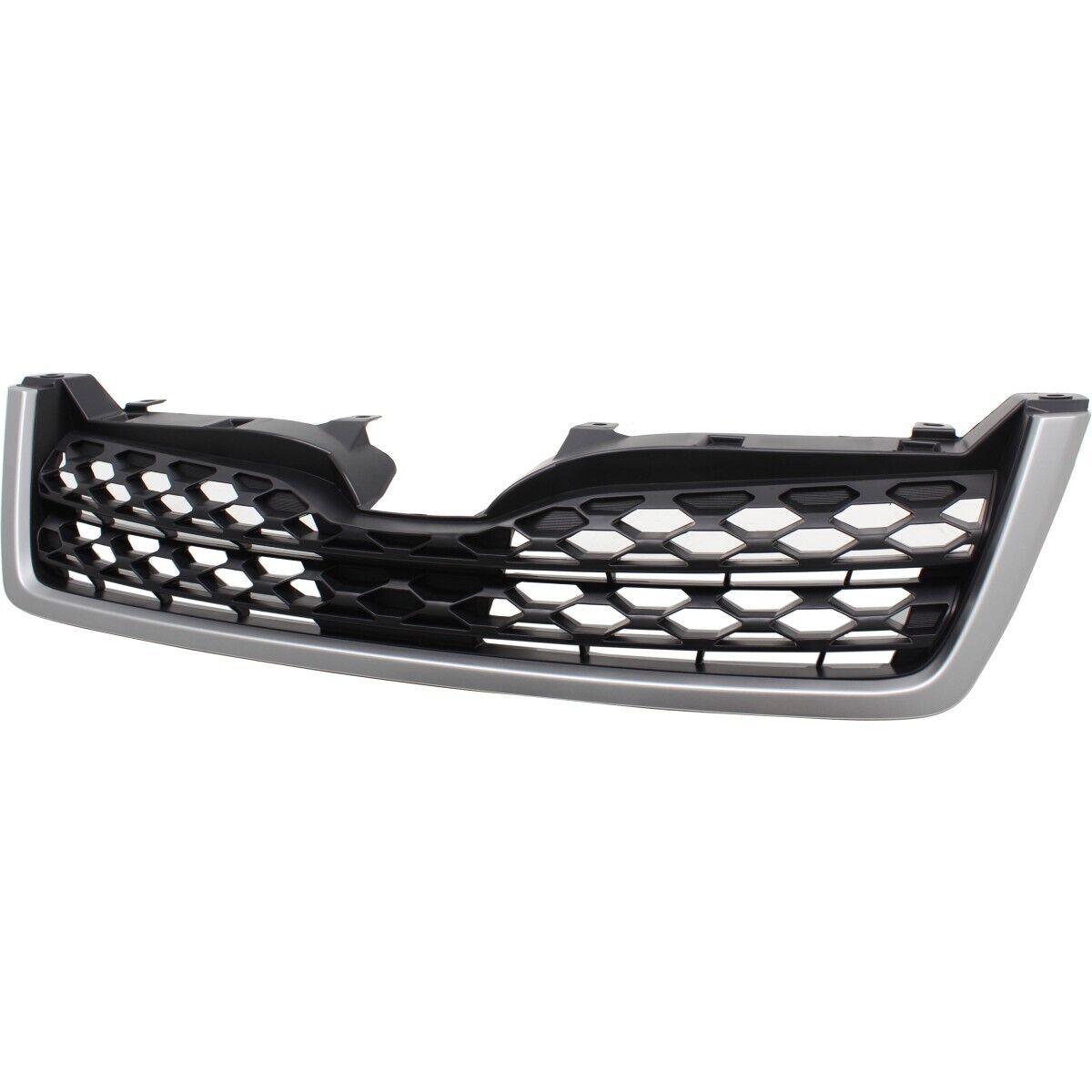 2014-2016 Subaru Forester Grille 2.5L Matte Dark Gray With Painted Gray Moulding , SU1200167. OEM-style replacement.