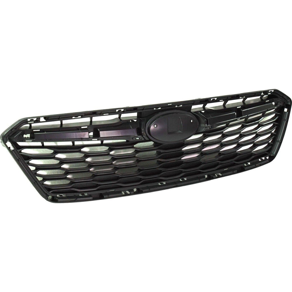 2017-2019 Subaru Impreza Grille Black Textured With Gray Frame Sdn/Wgn , SU1200170. Angle view for visual reference.
