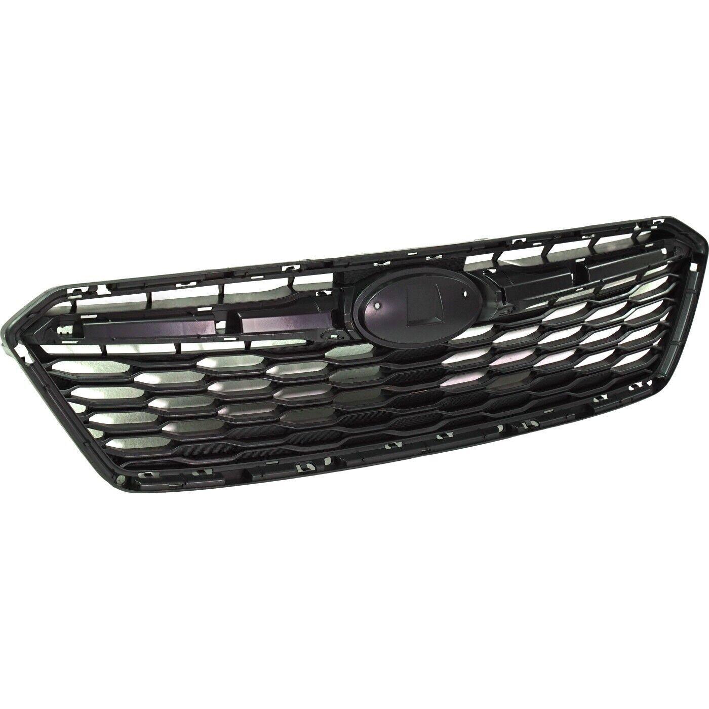 2017-2019 Subaru Impreza Grille Black Textured With Gray Frame Sdn/Wgn , SU1200170. Angle view for visual reference.