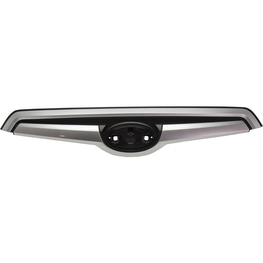 2019-2021 Subaru Forester Grille Upper Primed Shiny Silver , SU1200175. Installed view for reference.