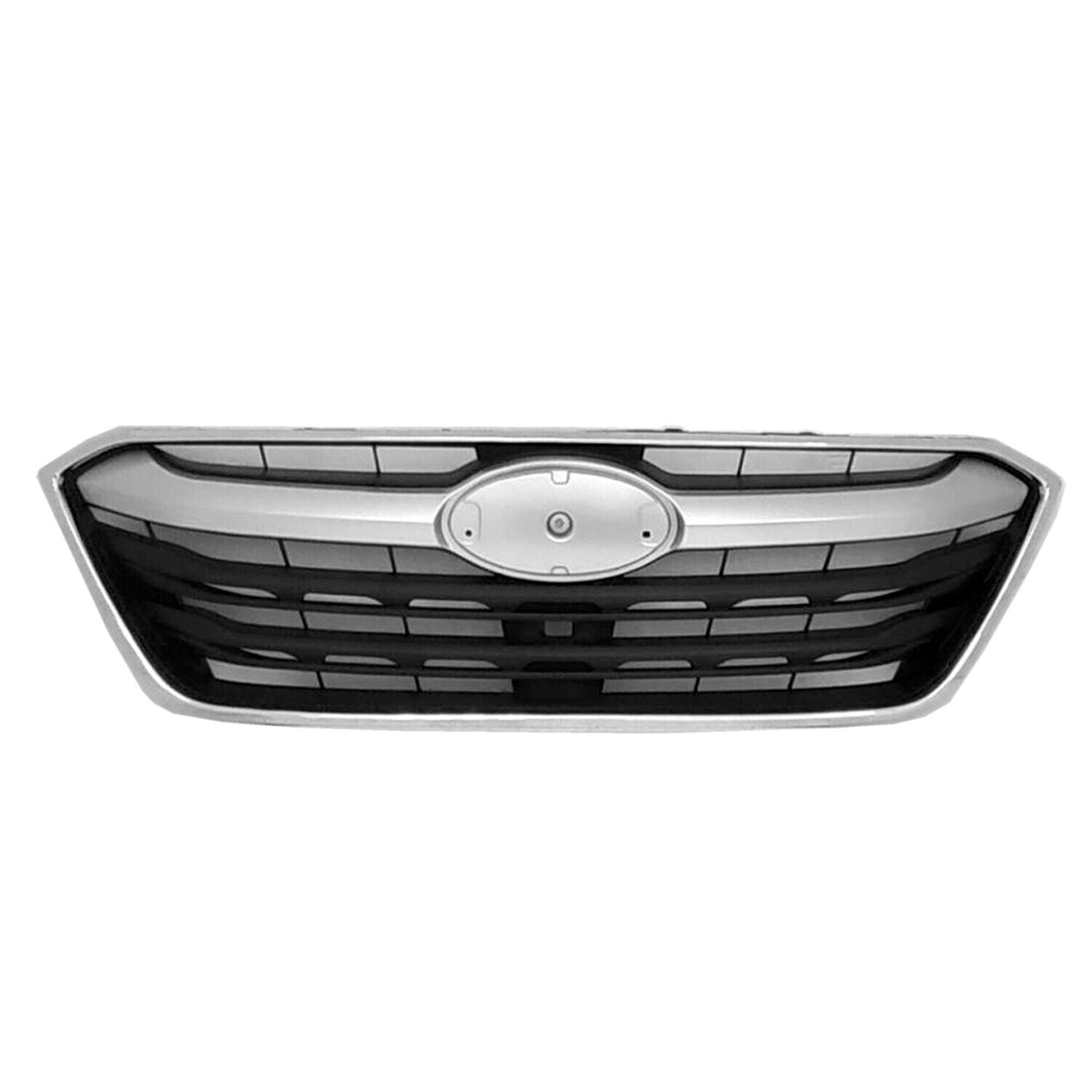 2020-2022 Subaru Outback Grille Front Gloss Silver With Chrome Molding Without Emblem , SU1200191. OEM-style replacement.