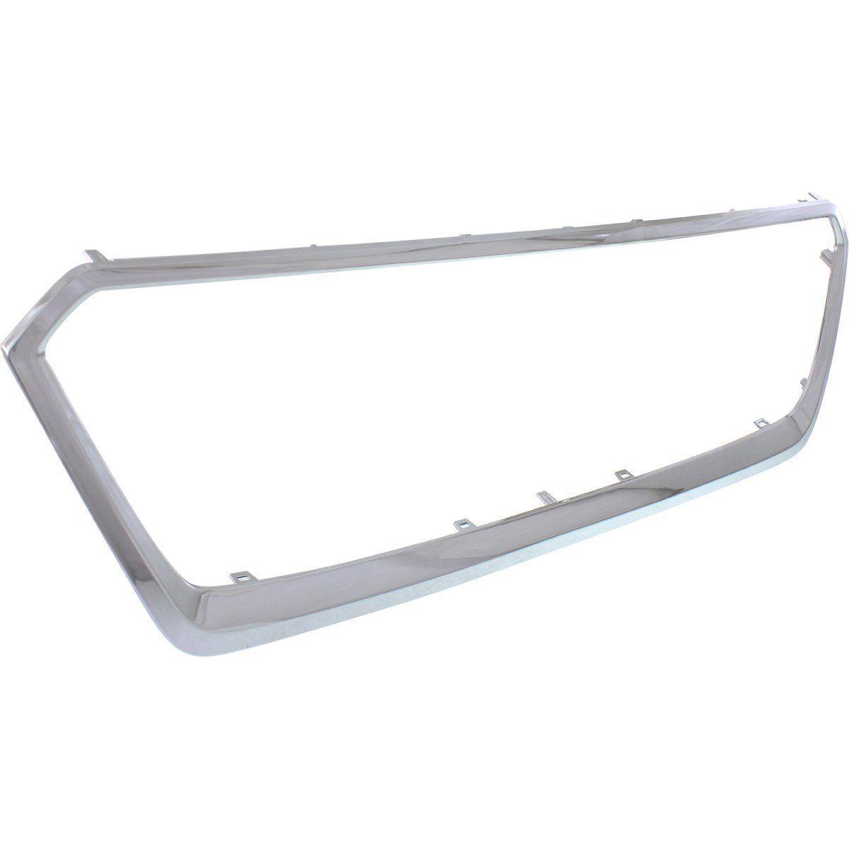 2013-2015 Subaru Xv Crosstrek Grille Surearound All Chrome , SU1202100. Exact fit for vehicle restoration.