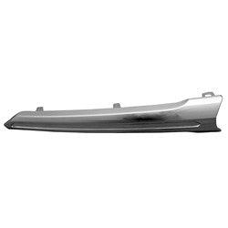 2017-2019 Subaru Impreza Grille Moulding Passenger Side Chrome Sdn/Wgn , SU1213105. Side view of the replacement part.