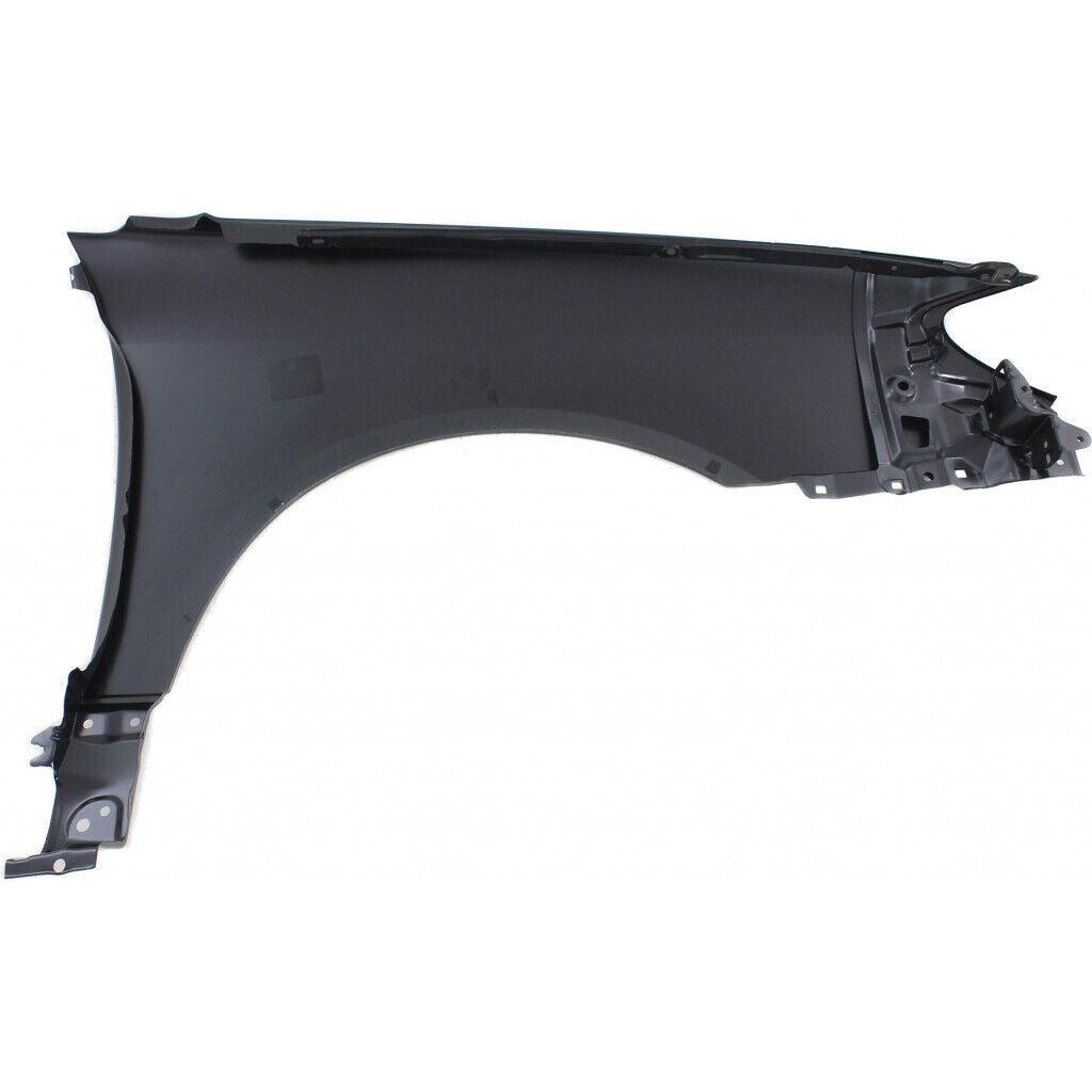 2006-2007 Subaru Impreza Front Driver Side Fender , SU1240134. Side view of the replacement part.