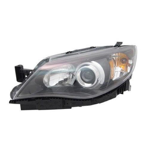 2008-2011 Subaru Outback Impreza Head Lamp Driver Side Black Halogen , SU2502125. Professional-grade auto body part.