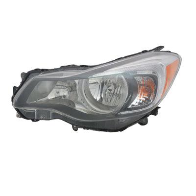 2012-2013 Subaru Impreza Head Lamp Driver Side Halogen Sdn/Wgn , SU2502140. Precision fitment for collision repair.