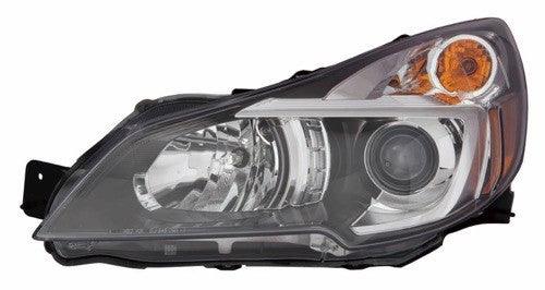 2013-2014 Subaru Outback Head Lamp Driver Side With Black Bezel , SU2502141. High-strength and long-lasting.