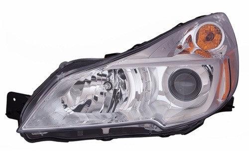 2013-2014 Subaru Outback Head Lamp Driver Side With Chrome Bezel , SU2502143. Made with quality materials.