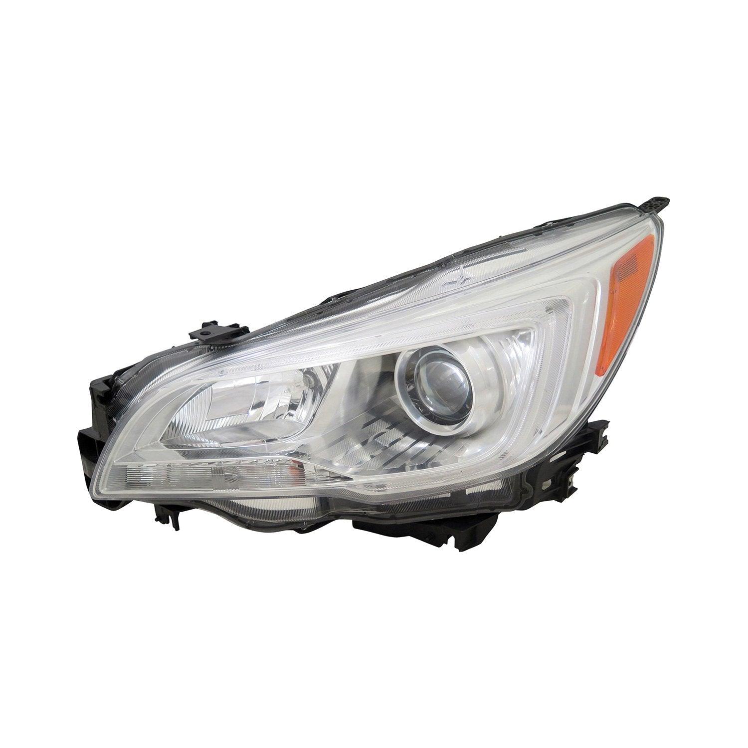 2015-2017 Subaru Legacy Head Lamp Driver Side , SU2502151. Angle view for visual reference.