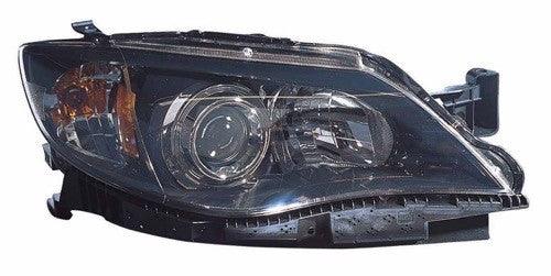 2008-2011 Subaru Outback Impreza Head Lamp Passenger Side Black Halogen , SU2503125. Designed for OEM alignment.