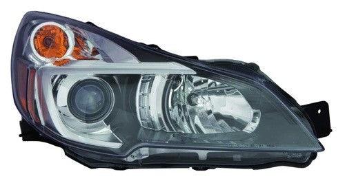 2013-2014 Subaru Legacy Head Lamp Passenger Side With Black Bezel , SU2503141. Exact fit for vehicle restoration.