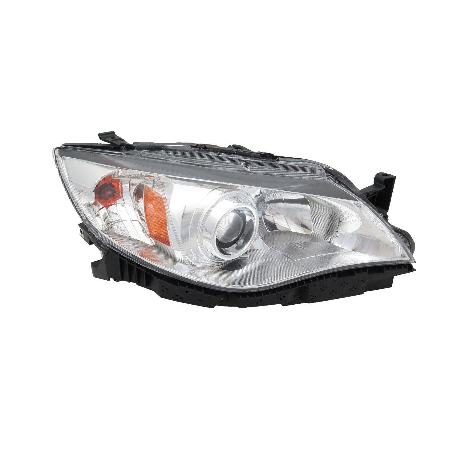 2012-2014 Subaru Impreza WRX Head Lamp Passenger Side Halogen , SU2503148. Exact fit for vehicle restoration.