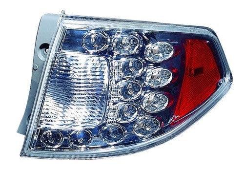 2008-2014 Subaru Impreza WRX Tail Lamp Passenger Side Wgn With Red Reflector , SU2805100. Angle view for visual reference.