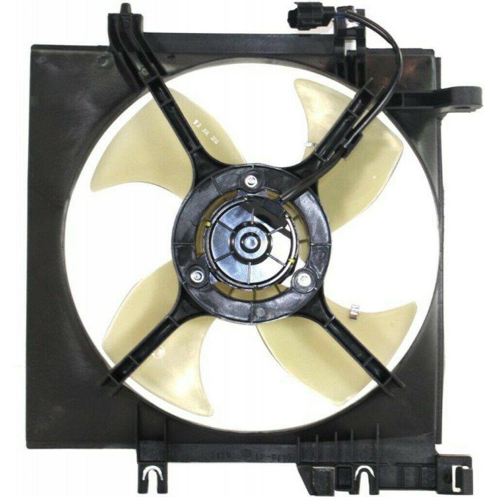 2005-2009 Subaru Legacy Radiator Fan Assy , SU3115115. Side view of the replacement part.