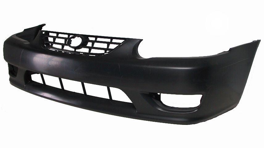 2001-2002 Toyota Corolla Sedan Front Bumper Primed , TO1000217. OEM-quality exterior component.