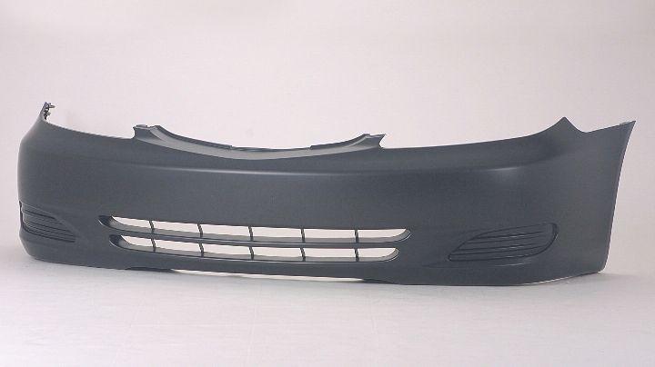 2002-2004 Toyota Camry Front Bumper Primed Le-Xle , TO1000230. Exact fit for vehicle restoration.