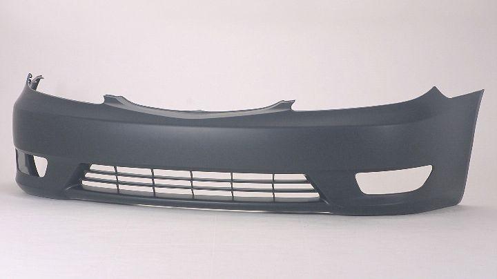 2005-2006 Toyota Camry Front Bumper Primed Se/Xle (With Fog Lamp Hole) , TO1000285. High-strength and long-lasting.