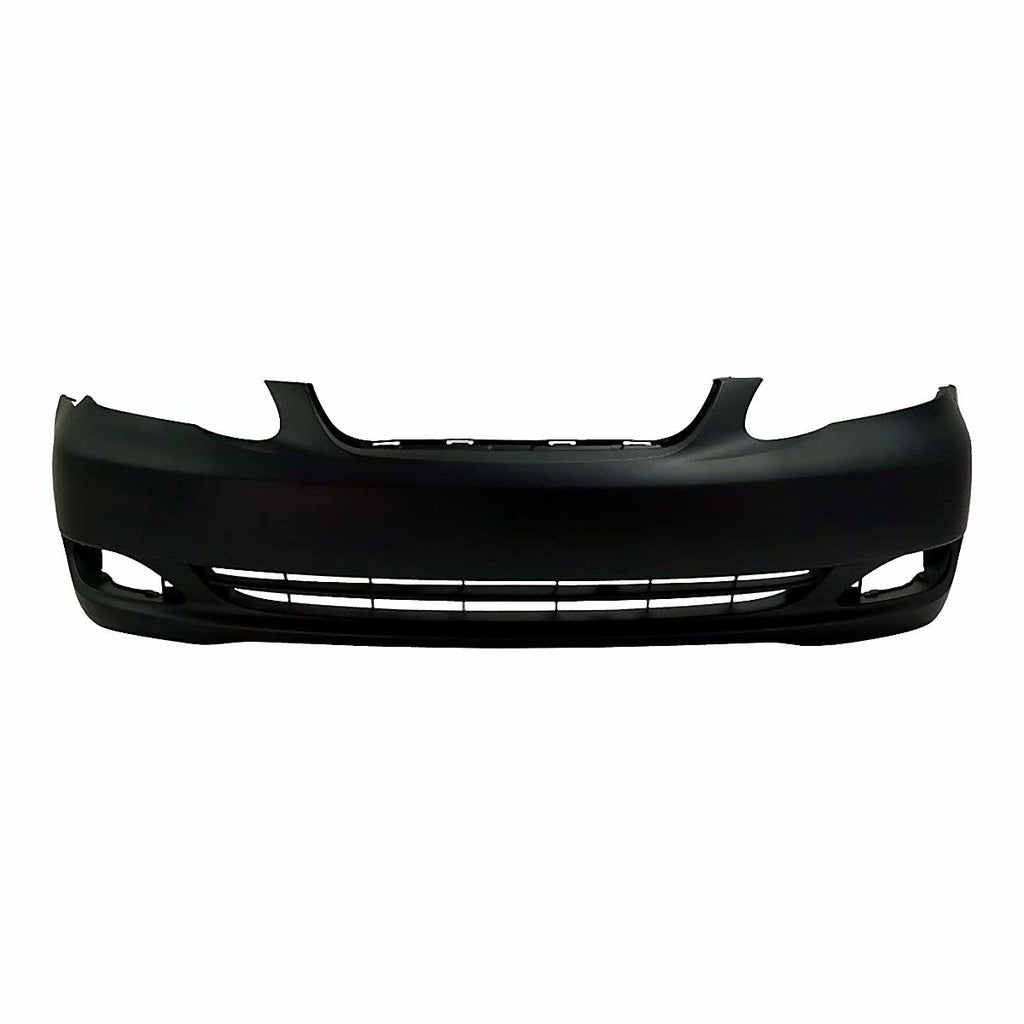2005-2008 Toyota Corolla Sedan Front Bumper Fr, to1000297. Front view.