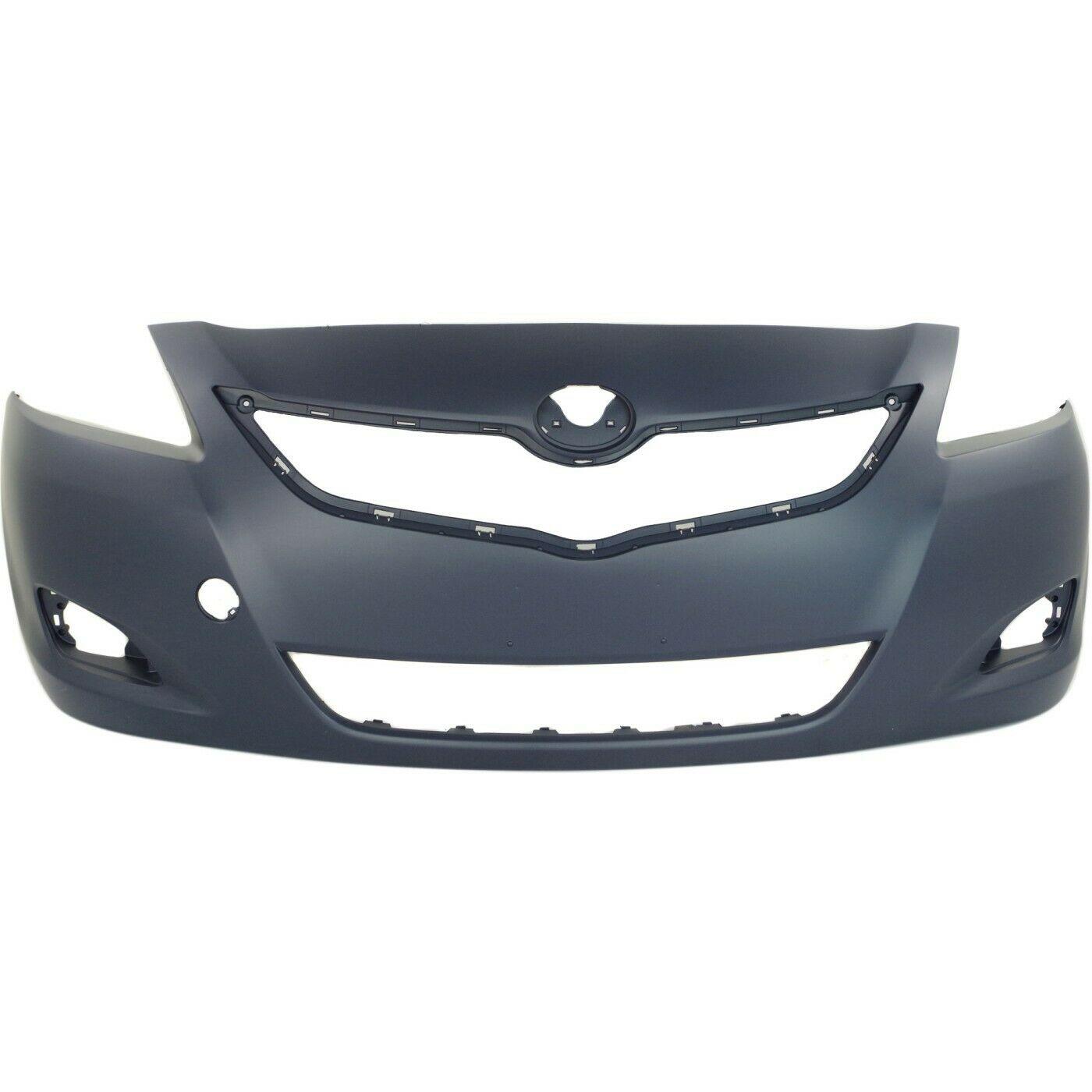 2012 Toyota Yaris Sedan Front Bumper Primed , TO1000321. Exact fit for vehicle restoration.