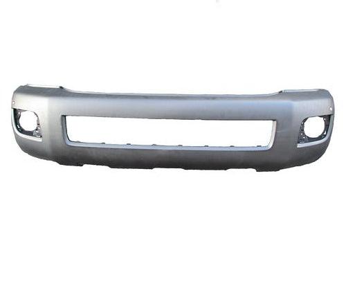 2008-2014 Toyota Sequoia Front Bumper Primed With Fog Lamps/ Sensors , TO1000347. High-quality aftermarket part.
