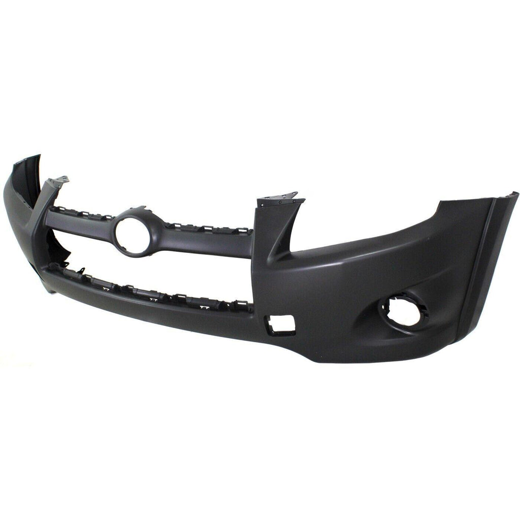 2009-2012 Toyota Rav4 Front Bumper Primed Ltd , TO1000350. Designed for OEM alignment.
