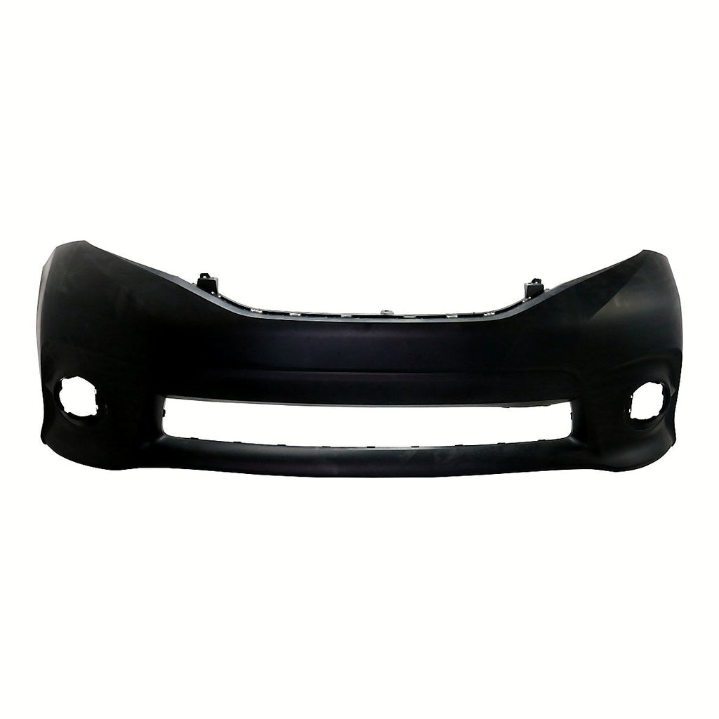 2011-2017 Toyota Sienna Front Bumper Fr, to1000367. Front view.