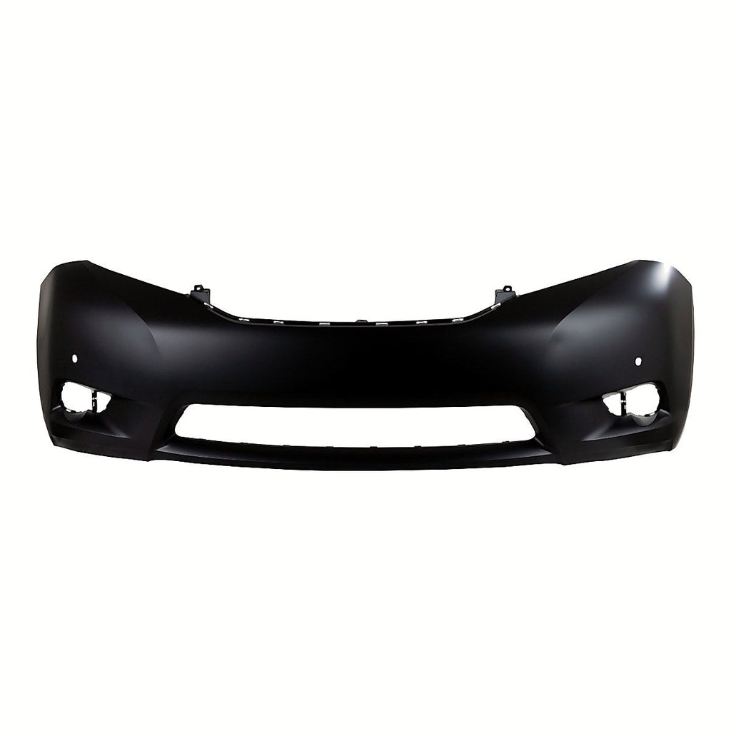 2011-2017 Toyota Sienna Front Bumper Fr, to1000368. Front view.